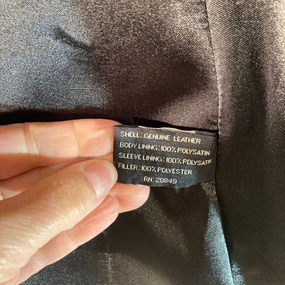 Excelled Leather‎ Jacket Women's XS Black Full Zip Mid Length Coat - Picture 8 of 13